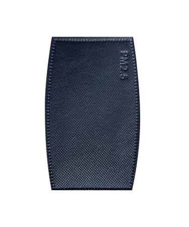 TT-40 pieces PM 2.5 activated carbon filter insert interchangeable protective filter paper replacement filter paper Activated carbon filter leaves inhale filter Exchange face filter with 5 layers (navy 40pcs)
