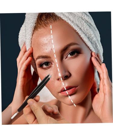 FOMIYES Double-Ended Eyebrow Tweezers Eyebrow Repairing Tweezer False Eyelash Pick Tool Eyebrow Clip Specialty Tools Tweezer for False Eyelash Eyebrow Tool Stainless Steel - Buy Online on GoSupps.com