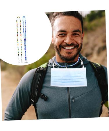 Fomiyes 6-Pack Glasses Mask Chain - Multifunctional Face Cover Rope & Slide-Resistant Accessories for Glasses & Masks - Buy Online on GoSupps.com