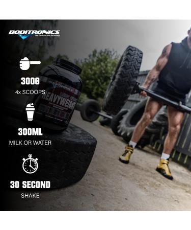 Boditronics Mass Attack Heavyweight Mass Gainer Powder for High Protein and High-Calorie Weight Gainer Protein Powder with 5g Creatine BCAA Glutamine and Beta Alanine (Milk Chocolate) Chocolate 2 kg (Pack of 1) - Buy Online on GoSupps.com