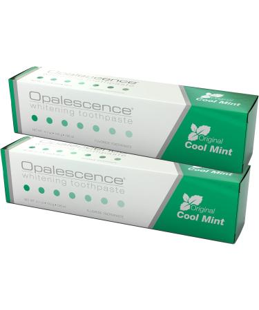 Opalescence Teeth Whitening Toothpaste Original Formula Oral Care Gluten-Free - Cool Mint  - 4.7 Oz - Pack of 2