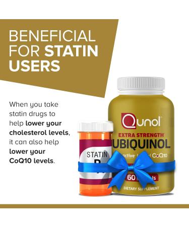 Qunol Ubiquinol CoQ10 200mg Softgels - Antioxidant for Heart Health (60 Count Pack of 2) | Buy Internationally - Buy Online on GoSupps.com