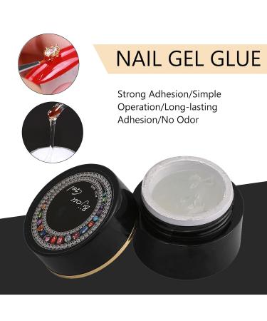 6g Nail Gel Glue Rhinestone Glue Gel Professional Adhesive Thick Nail UV Gel Glue Rhinestone Accessory Decoration Bling Nail Tools - Buy Online on GoSupps.com
