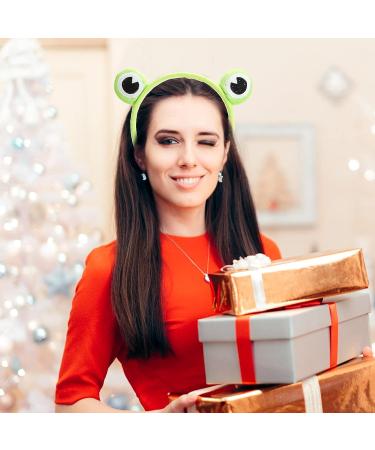 Cute Frog Headband Spa Headband for Girls and Women - Green Frog Eye Makeup Headband - Buy Online on GoSupps.com