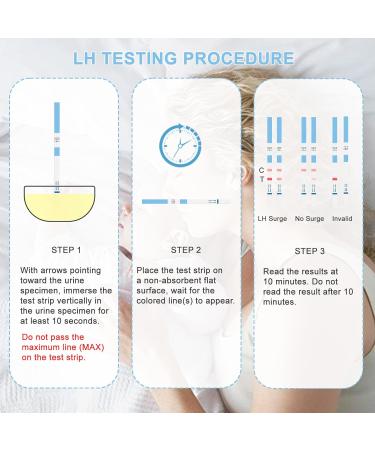 Accubio Ovulation & Pregnancy Test Combo Kit - 50 LH & 20 HCG Strips - Over 99% Accurate Fertility Tests with 70 Free Urine Cups - International Shipping - Buy Online on GoSupps.com