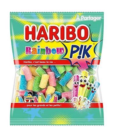 Haribo Rainbow Pik sweets, multifruit flavour - 200 g bag