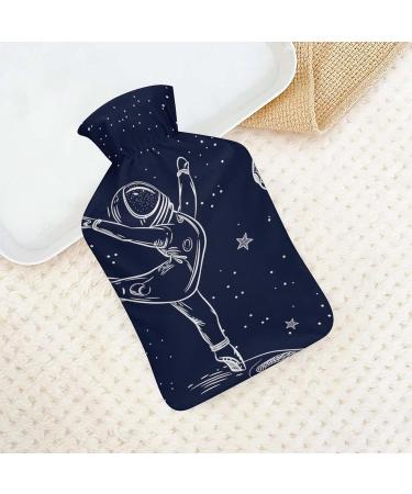Hot Water Bottle With Lid - Ballet Pose Rubber Hot Water Bag for Pain Relief Cramps Foot Warmer & Hot/Cold Therapy - International Shipping Available - Buy Online on GoSupps.com
