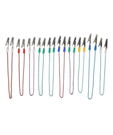 Stainless Steel Bib Holder Clips - Double Head Napkin Clips for Dentistry | Easy to Clean & Sterilize - Buy Online on GoSupps.com