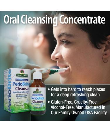 Nature's Answer PerioBrite Coolmint Oral Cleansing Concentrate 4 oz - Fresh Breath & Gum Health - Buy Online on GoSupps.com