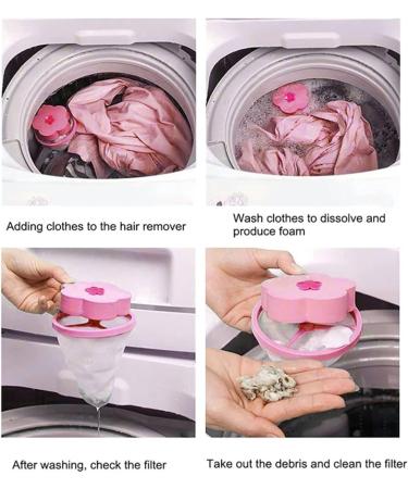 10pcs Reusable Washing Machine Hair Filter Mesh Bags - Laundry Hair Remover for Pulsator Washer - Buy Online on GoSupps.com