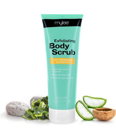 Mylee Exfoliating Body Scrub with Seaweed Extracts - Vegan, Cruelty-Free, Smooth Skin, No Ingrown Hairs - Buy Online on GoSupps.com
