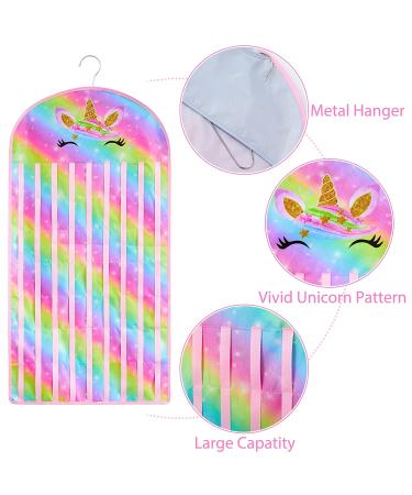 FIOBEE Bow Holder - Hair Accessories Organizer for Girls | Unicorn Theme Wall Hanging Decor - Buy Online on GoSupps.com