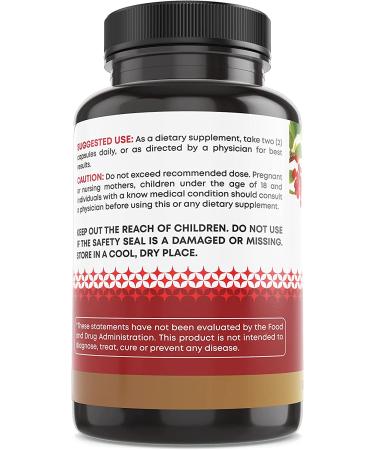 Berberine HCL 1200mg with Ceylon Cinnamon, Bitter Melon & Green Tea Extract - 120 Capsules | Supports Immune System - Buy Online on GoSupps.com