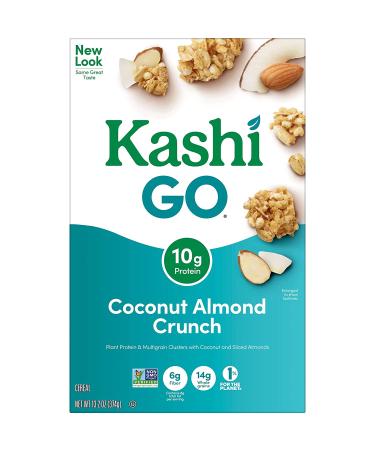 Kashi GO Vegan Protein Fiber Cereal Coconut Almond Crunch 13.2oz - 1 Box - Buy Online on GoSupps.com
