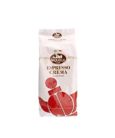 Saquella Saella Espresso Crema Coffee Unground Slowly Roasted 1kg Italian Espresso