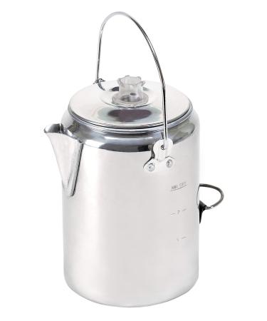 Stansport Aluminum Percolator Coffee Pot 9 Cups