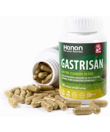 Hanan Gastrisan Gastric Cleanser Blend | 100 Capsules | Naturally Aids in Supporting Healthy Digestive Tract (1 Pack) 1 Count (Pack of 100) - Buy Online on GoSupps.com