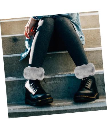 Besportble 3 Pairs Fluffy Boot Covers - Warm Fur Cuff Winter Accessories for Ladies - Buy Online on GoSupps.com
