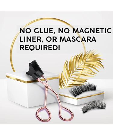 Dual Magnetic Lashes Kit - Reusable, Waterproof, Lightweight & Ultra Thin Magnet - Natural & Dramatic False Eyelashes with Tweezers - Buy Online on GoSupps.com