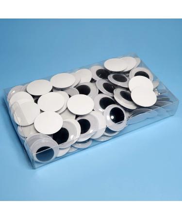 100pcs 30mm Black Self-Adhesive Wiggle Googly Eyes for DIY Arts and Crafts - Buy Online on GoSupps.com