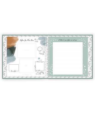 Lucy Darling Celestial Skies Luxury Baby Memory Book - First Year Journal and Photo Album for Boys and Girls | Keepsake Pregnancy and Baby Record Book - Buy Online on GoSupps.com