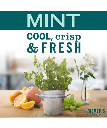 Mrs. Meyer's Hand Soap Mint - Essential Oils, Biodegradable, 3 Pack (12.5 fl. oz Each) - Limited Edition - Buy Online on GoSupps.com