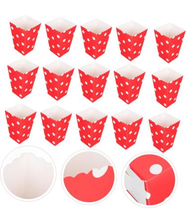 Mikinona 48pcs Popcorn Box Popcorn Cup Movie Night Supplies Containers Theater Supplies Candy Popcorn Stuff French Fries Holder Small Movie Theater Things Fried Paper Bucket - Buy Online on GoSupps.com