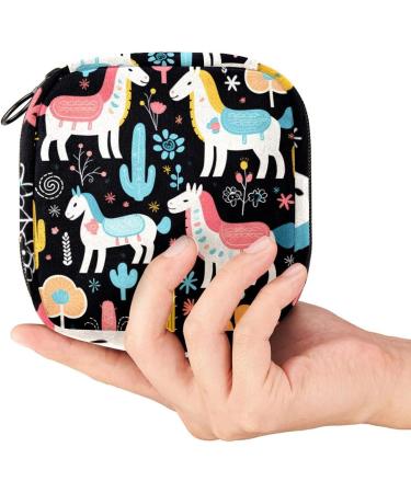 Period Bag | Sanitary Napkin Storage & Tampon Holder for Purse | 4.7x6.6x6.6 in - Classic Design - Buy Online on GoSupps.com