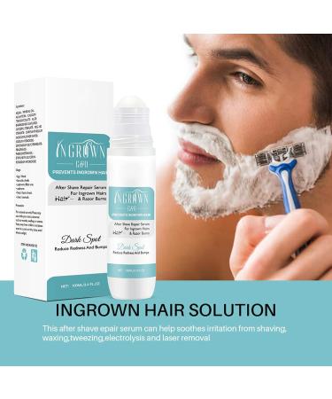 100ml Beard Growth Inhibitor & Ingrown Hair Solution for Razor Burns - After Shave Repair Serum - Buy Online on GoSupps.com
