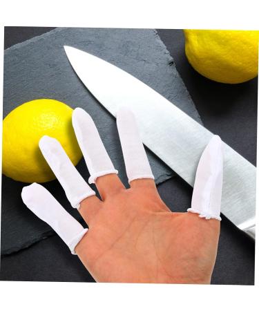 FRCOLOR 120 Pcs Pure Cotton Finger Cots - Reusable Finger Protectors for Cut and Injury Prevention | International Shipping Available - Buy Online on GoSupps.com