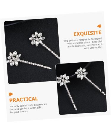 Angoily 8 Pairs Bridal Rhinestone Barrette 90s Jewelry for Women Pearl Hair Accessories Pearl Hair Clips Hair Clips for Women Highlights Hair Dye Kit Pin Miss Wedding Zinc Alloy - Buy Online on GoSupps.com