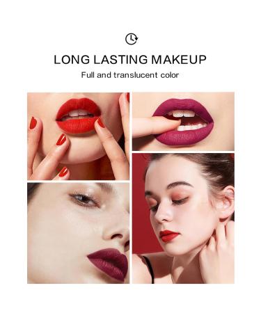 6PCS Everlasting Matte Liquid Lipstick Set - Long Lasting Waterproof & High Pigmented Nude Lip Gloss Kit | Perfect Beauty Gift for Girls - Buy Online on GoSupps.com