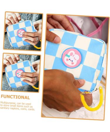 KALLORY Lipsticks Pouch 2pcs Aunt's Towel Storage Bag | Travel Makeup Organizer | Adorable Menstrual Pad Holder - Buy Online on GoSupps.com