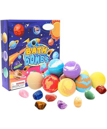 Bombes de bain avec jouets l'int rieur lot de 10 (60 g) ingr dients naturels th me spatial. Boules bain plan te avec jouet cach l'int rieur pour filles et gar ons. - Buy Online on GoSupps.com