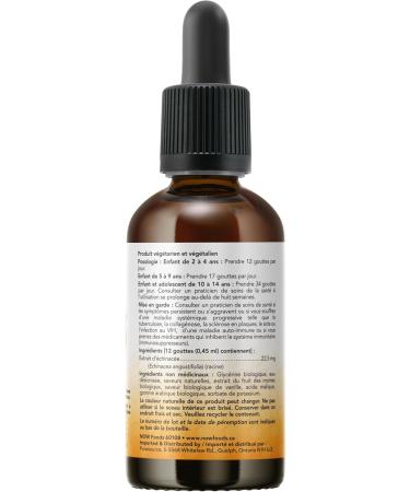 NOW Supplements Kids Liquid Echinacea with Dropper Immune System Support Formulated for Kids 59mL - Buy Online on GoSupps.com