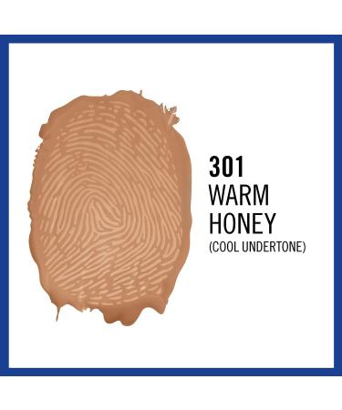 Rimmel Match Perfection Foundation 301 Warm Honey - Flawless Coverage for All Skin Tones - Buy Online on GoSupps.com