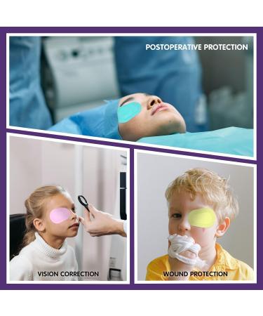 Adhesive Eye Patch for Kids 60PCs/3Boxes Colorful Breathable Eye Patch Pad Bandages for Adults Children Lazy Eye - Buy Online on GoSupps.com