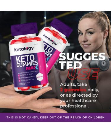 Ketology Keto Max ACV Gummies - Advanced Apple Cider Vinegar Gummies for 30 Days Supply - Buy Online on GoSupps.com