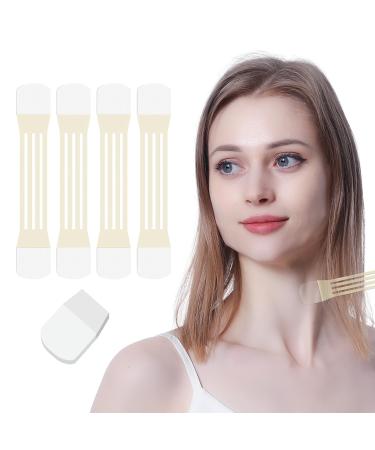 Neck Lifting Tape Neck Lifting Sticker Instant Lifting Tape Lift Wrinkles Neck Makeup Patch Lift Sagging Skin.(4pcs Neck Bands 20pcs Tapes)