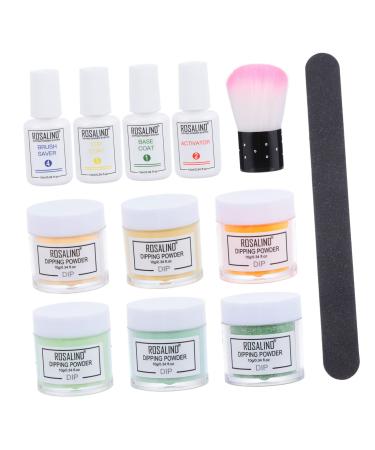 OHPHCALL Nail Powder 12pcs nail polish supplies flash set Accessories polishing powder dedicated DIY Nail Art Design Manicure Supplies manicure fake nails Environmental protection pet 3x3cm As Shown 2