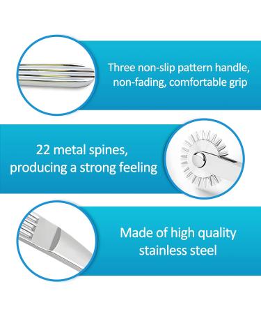 Stainless Steel Wartenburg Neuro Pinwheel - Sensory Diagnostic Instrument for Nerve Sensitivity Testing - Buy Online on GoSupps.com
