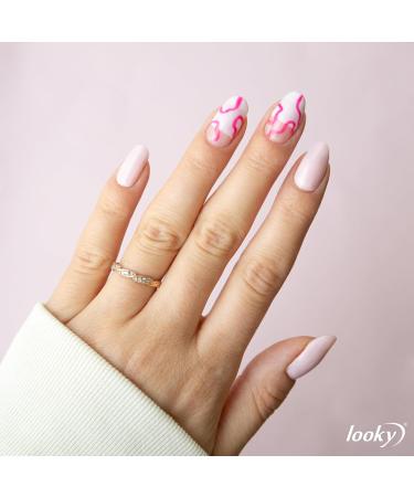 Looky 3-in-1 Gel Nail Polish 3 Pack Pretty in Pink trio #104 Marilyne #023 Kate #055 Eva Combined Base Color Top Coat Salon Quality Manicure at Home DIY Easy Application Nail Lacquer Enamel Quick UV LED Curing Long Lasting Color 3 x 15ml 45 ml (Pack of 1) - Buy Online on GoSupps.com