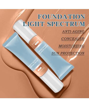 CC Cream with Tinted Moisturizer & Matte Finish | Color Correcting Cream for Full Coverage Foundation | Hydrating Face Makeup with Sheer to Medium Buildable Coverage Vegan 1.0 fl.oz (Rich) - Buy Online on GoSupps.com