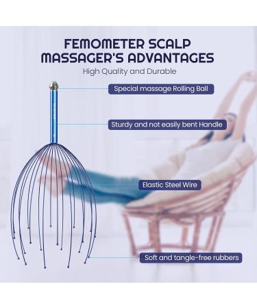 2-in-1 Head Massager & Acupuncture Device - 20-Finger Hand Massage for Deep Relaxation & Better Sleep | International Shipping Available - Buy Online on GoSupps.com