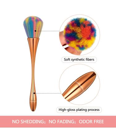 3-Piece Large Powder Mineral Brushes Set - Soft Fluffy Kabuki Foundation & Blush Brushes for Daily Makeup - Colorful Nail Design Dust Brushes - Buy Online on GoSupps.com