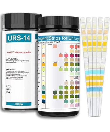 100ct 14 Parameters UTI Test Strips for Women & Men - Easy to Use for Quick & Accurate Results, at Home Urine Protein Test Strips, Easy to Read Results | 100 Strips - Buy Online on GoSupps.com