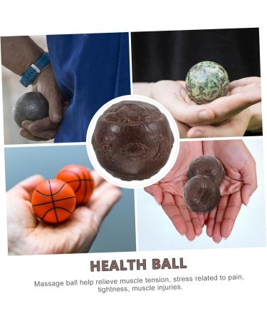 Ultechnovo Health Balls - Outdoor Wooden Boccia Massage Device | Solid Adlerholz Training Ball - Walnut Sports Health Decor - Buy Online on GoSupps.com