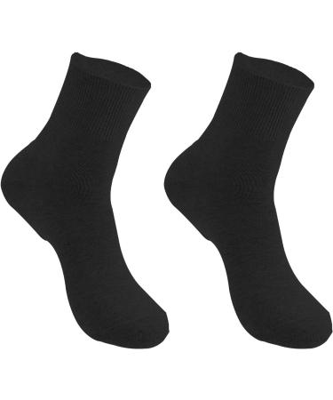 2pcs Pure Cotton Sock Spa Pedicure Booties - Breathable Moisturizing & Black for Dry Cracked Feet - Buy Online on GoSupps.com