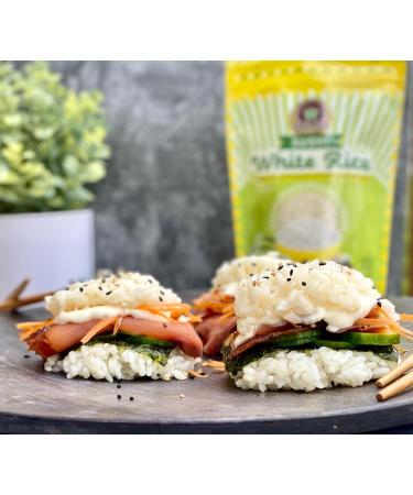 Premium Japanese White Sushi Rice, Kosher Certified - 16 oz (2-Pack) - Buy Online on GoSupps.com