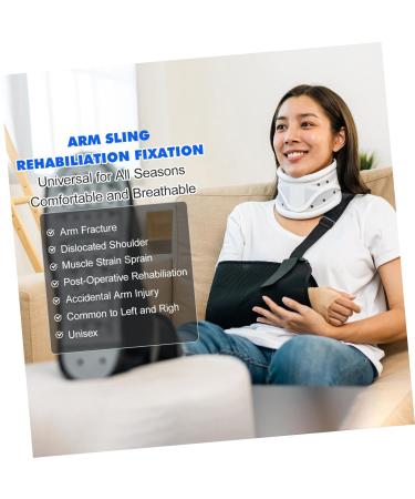 VICASKY Lightweight Shoulder Immobilizer Sling for Injury Recovery - Breathable Support for Rotator Cuff Torn Wrist & Elbow Surgery - Men & Women - Buy Online on GoSupps.com